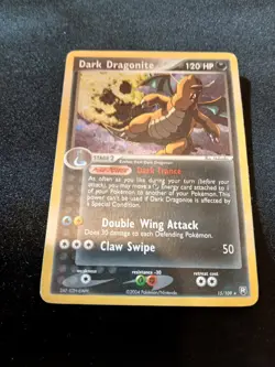 2004 Pokemon EX Team Rocket Returns Dark Dragonite Holo #15/109 - Image 1