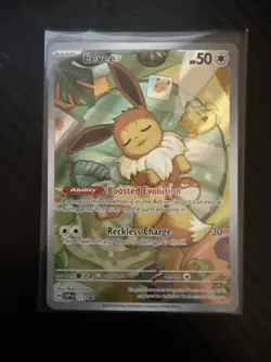 Eevee SVP173 - Prismatic ETB Promo Illustration Rare Holo Pokemon NM - Image 1