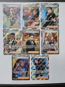 8x Pokemon TCG Full Art Trainer Bundle - Incl. 221/197 200/162 181/159 202/162 - Image 1