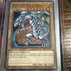 BLUE-EYES WHITE DRAGON YU-GI-OH ULTRA RARE 1ST EDITION 89631139 - Image 1