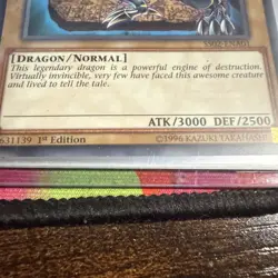 BLUE-EYES WHITE DRAGON YU-GI-OH ULTRA RARE 1ST EDITION 89631139 - Image 3