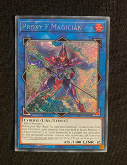 YuGiOh P roxy F Magician BLTR-EN094 Secret Rare 1st Edition (NM/M) - Image 1