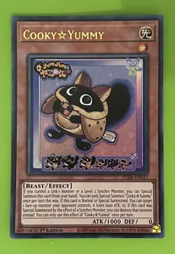 JUSH-EN017 Cooky☆Yummy Ultra Rare 1st Ed YuGiOh - Image 1