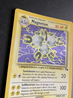 Magneton | 11/62 | Fossil | Pokemon Card | Holo | LP - Image 2