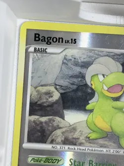 Pokemon Bagon Shiny SH10 Arceus Reverse Holo Rare 2009 50 HP 40 ATK Card - Image 3
