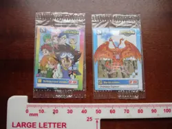 Digimon Mini Promo Cards x 2 1999 - CerealU CrispsU - Sealed - Image 1