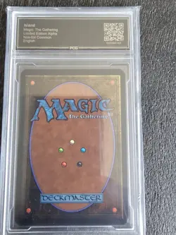 MTG Alpha Island Blue Sky Gem Mint 9 - Image 2