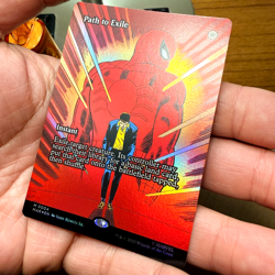 2025 MTG MARVEL'S SPIDER-MAN BORDERLESS PATH TO EXILE 0004 FOIL (RARE) - Image 3