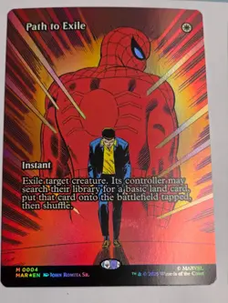 MTG - Path to Exile FOIL Borderless - Marvel Universe Spiderman - Image 1