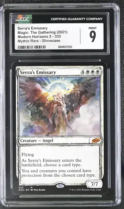 SERRA'S EMISSARY Modern Horizons 2 Showcase Mythic CGC 9 MTG [Nostalgium] - Image 1