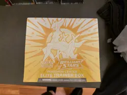 Pokemon Center Brilliant Stars ETB Pokemon TCG Sword & Shield Elite Trainer Box - Image 1