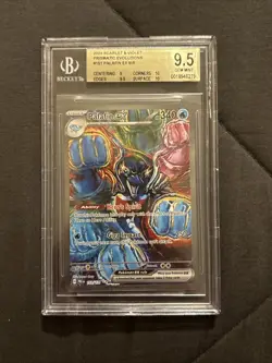 BGS 9.5 Palafin ex Special Illustration Rare Prismatic Evolutions Pokemon #151 - Image 1