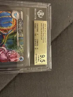 BGS 9.5 Palafin ex Special Illustration Rare Prismatic Evolutions Pokemon #151 - Image 3