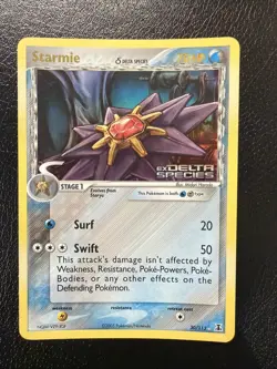 Pokemon TCG Starmie EX Delta Species 30/113 Reverse Holo Rare Stamped MP - Image 1