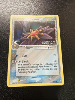 Pokemon TCG Starmie EX Delta Species 30/113 Reverse Holo Rare Stamped MP - Image 2