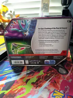 Pokemon Paradox Clash Tin, WALKING WAKE EX edition, BRAND NEW FACTORY SEALED - Image 2