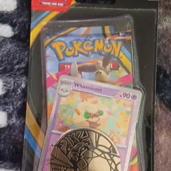 Pokemon TCG Mega Evolution Phantasmal Flames Booster Pack Whimsicott Promo Coin - Image 1