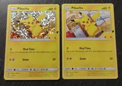 Pokemon McDonald's 25th Anniversary Collection PIKACHU HOLO + NON-HOLO #25/25 - Image 1