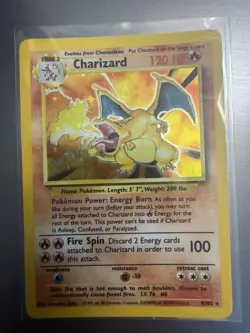 1999 Pokemon TCG Base Set Charizard Holo 4/102 Holo Unlimited Rare 🔥🔥🔥 - Image 1