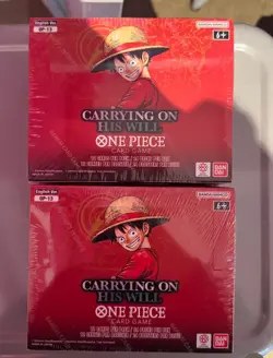 One Piece TCG OP-13 Carrying On His Will Booster Boxes ENGLISH FACTORY SEALED!!! - Image 2