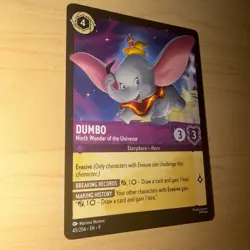 Disney Lorcana 45/204 DUMBO Ninth Wonder of the Universe Legendary Normal Fabled - Image 3