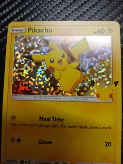 Pokemon Pikachu TCG 25th Anniversary McDonald's Holo Card 25/25 Promo - Image 3