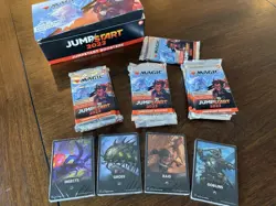 Magic: The Gathering TCG - Jumpstart 2022 Boosters - 13 Packs + 4 Revealed Decks 195166176994 - Image 1