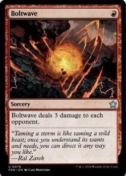 MTG Boltwave Normal NM Foundations Magic 79 - Image 1