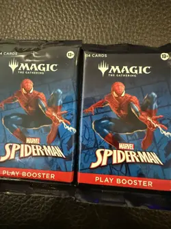 MTG Magic: The Gathering TCG - Marvel Spider-Man - Play Booster Pack x 4 - Image 3