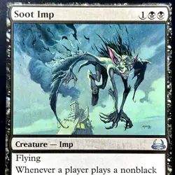 Soot Imp - REG - MTG - Duel Decks: Divine vs Demonic - 37/62 - UNCOMMON ~ NM - Image 1