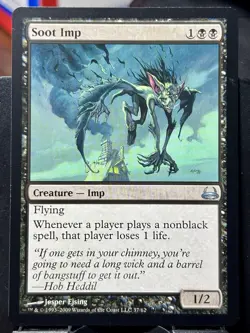 Soot Imp - REG - MTG - Duel Decks: Divine vs Demonic - 37/62 - UNCOMMON ~ NM - Image 3
