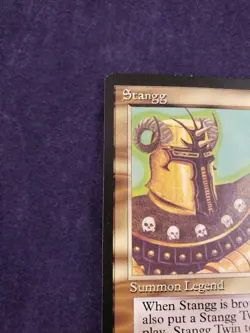 Stangg Legends NM Red Green Rare MAGIC THE GATHERING CARD - Image 2