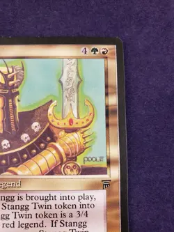 Stangg Legends NM Red Green Rare MAGIC THE GATHERING CARD - Image 3