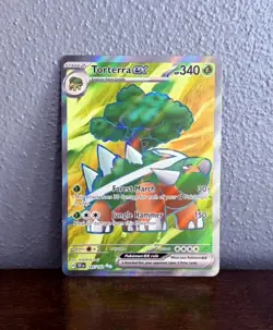 Torterra EX 185/162 Sv05: Temporal Forces Holo UR Pokemon Card 2024 Near Mint - Image 1