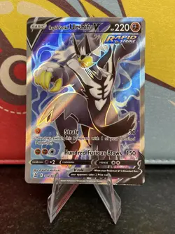 Pokemon TCG - 2021 Rapid Strike Urshifu V 152/163 Battle Styles Ultra Rare Mint - Image 1
