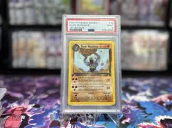 Pokemon Team Rocket Dark Machoke 1st Edition PSA 9 Graded Card 40/82 English - Image 1