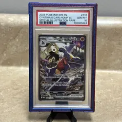 2025 POKEMON DRI EN-DESTINED RIVALS #232 CYNTHIA'S GARCHOMP EX PSA 10 - Image 1
