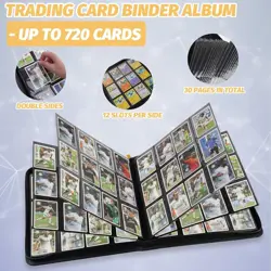 Ascended Heroes 12 Pocket Master Set Pokemon Binder Hold 720 Cards - Image 3