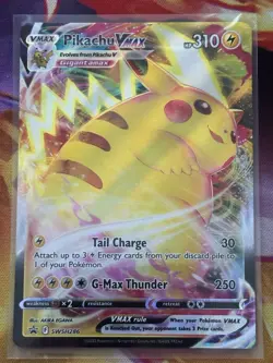 Pokemon Pikachu VMAX SWSH286 Sword & Shield Promo Holo Card English - Image 1