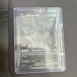 Zekrom ex 172/086 Sv: Black Bolt Holo Black White Rare 230HP Pokemon TCG Card - Image 1