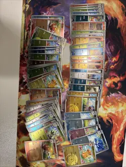 Pokemon TCG - 75 Card Mixed Lot Chinese Gem Pack 1/3Poke Ball And Energy Symbols - Image 1