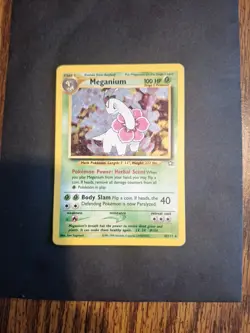 Pokemon TCG Meganium Neo Genesis Holo Rare Card 10/111 LP Condition - Image 1