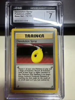 Devolution Spray Pokemon 1999 Base Set 72/102 Rare Vintage Original - Image 1