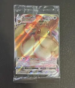 Pokemon TCG Sword & Shield SWSH087 Eevee VMAX Holo SEALED Promo Card - Image 1