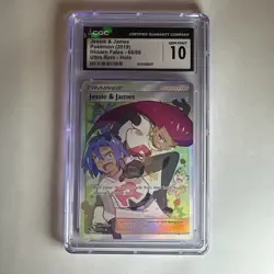 2019 Pokemon Jessie & James Full Art Hidden Fates 68/68 CGC 10 - Image 1