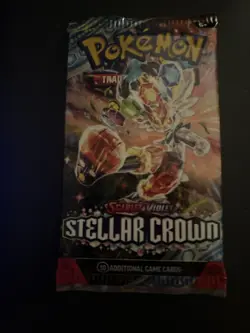 Heavy! 22.50 Gram Pokemon Stellar Crown Booster Pack Sealed - Image 2
