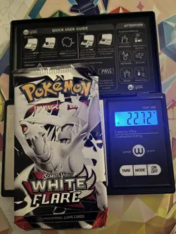 Very Heavy! 22.72g Pokemon TCG SV10.5 White Flare Booster Pack Sealed! - Image 1