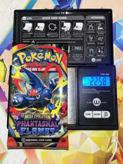 Very Heavy! 22.58g Pokemon TCG ME Phantasmal Flames Pack Sealed! - Image 1