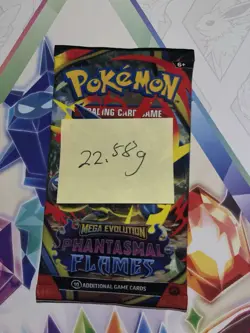Very Heavy! 22.58g Pokemon TCG ME Phantasmal Flames Pack Sealed! - Image 2