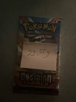 VERY HEAVY! 22.55 Gram Obsidian Flames Pokemon TCG Factory Sealed Booster Pack! - Image 3